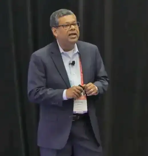 Achinta Mitra presenting at CMW